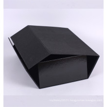 Black collapsible cardboard lie magnet packaging box